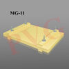 Plant press consists of two strong outer Wooden boards, with tightening wing nutsto exert pressure. Inside this board   is Cork lined so that there is no harm to plants or specimens collected by students and kept for drying.