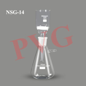 FILTER APPARATUS COMPLETE WITH FILTER FLASK WITH SOCKET & BUCHNER FUNNEL WITH SINTERED DISC POROSITY G-1,G-2,G-3 OR G-4 HAVING CONE