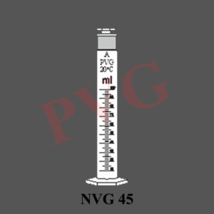 MEASURING CYLINDERS WITH HEXAGONAL BASE AND INTERCHANGEABLE STOPPER