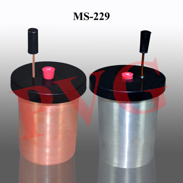 Used to measure the heat of chemical reaction or physical changes Size: Height x diameter mm........................... 75 x 50 100 x 75