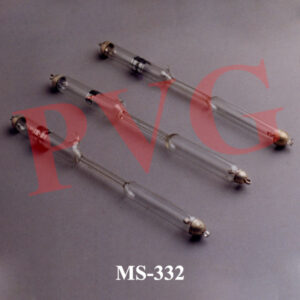 Straight, capillary length approx. 50 mm., fitted with a plug at each end. Requires power supply up to 3 kV at 3 mA