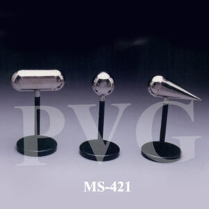 For demonstration of Gauss’s Law for distribution of charge and the dependence of field strength near a conductor on its radius of curvature. Comprises a hollow cone 120 x 50 mm., a cylinder 120 x 50 diameter and a sphere of 50 mm. diameter. Narrow end of hollow cone is rounded to make good contact with a proof plane and to reduce charge leakage. Each mounted on insulated pillars with bakelite base