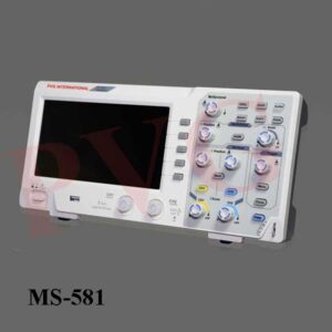 Up to 200MHz Bandwidth, 1GSa/s sampling rate. 500M-1GSa/s sampling rate,5K-2Mpts memory depth. 6 digits hardware frequency counter, real time counting display. Support SCPI programming command control. Interface: USB Device ,USB Host, RS-232, Pass/Fail. Unique digital filter and data recorder function. Embedded 12 languages, online help, 1 key storing and one key printing. APPLICATION Electronic circuit design and debugging. ♦ Electrical circuit function test. Inspect instantaneous signal. Industrial control and measuring. Products quality control. Education and training. TECHNICAL SPECIFICATIONS Vertical Resolution: 8 Bit; Trig Source: CH1,CH2,Ext,Ext/5,AC Line ; Display: 7 inches color TFT-LCD,480*234; Power Supply: AC 100- 240V,45Hz-440Hz,50VA Max ; Max Input Voltage(V): ± 400 V (DC+AC Pk-Pk) CAT iCAT ii Trigger Type: Edge, Pulse, Video, Slope, Alternative ; Interface: USB Host, USB Device, RS-232, Pass/Fail Sampling Rate: 500MSa/s ; Channels: 2CH +1EXT ; Math operation: +,-,*,/,FFT ; Data Recorder Function: yes; Memory depth: 32 Kpts ; Vertical Sensitivity: 2mv-10v/div ; External storage: Bitmap save, CSV save, Waveform save, Setting save ; Digital Filter: High pass, Low pass, Band pass, Band stop ; Internal Storage: 2 groups of reference waveform, 20 groups of setting,20 groups of waveform ; Lasting: Turn off,1s,2s,5s,infinite