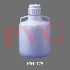 Polypropylene, are much lighter than glass. These autoclavable, dependable and durable carboys, provided with wide handles making it convenient while carrying pouring purposes Cat. No. Capacity It. 175.01 10 175.02 20