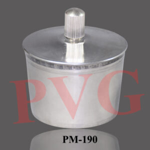 With wick, metal wick holder and steel cap Cat. No. Capacity ml. 190.01 60 190.02 120