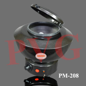 PM -208 CENTRIFUGE ROUND A centrifuge is a laboratory device used to separate components of a mixture based on their density by spinning them at high speeds. These Electrical Clinical centrifuges are extensively used in clinical laboratories and healthcare settings. Suitable for routine sample analysis in Medical, Hospital, Pathology and Institutional laboratories. These Clinical Centrifuge are low priced units meeting the requirement of majority of the small capacity centrifuging ,of medical practitioners, pathological laboratories and hospitals for routine centrifuging tests. Safe ,easy to use, Durable, vibration free and noiseless machine with five speeds. These Centrifuges are fitted with resiliently mounted motor for vibration free performance having built in 5 step speed regulator. Robust Aluminium Body with powder coated paint finish, for long ,rust free life. Available with Swing out bucket head  to accommodate 4x15 ml tubes.