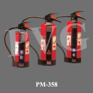 For a class B & C fire. It takes less than 10 seconds to activate a DCP fire extinguisher by a simple three step activation process. With easy pull to unlock the seal with the light pressure. By pulling the lever down with a simple palm action and release depresses the plunger there by activating the cartridge. Direct the hose at the base of fire and gently pressing the lever a second time releases the powder directly into the fire. User can direct it in different directions and fight multiple fire points without wasting precious extinguishing agent. A used/unused indicator shows if the extinguisher is usable or not. With sticker and clear graphic symbols Deep drawn body with a single weld line reducing the potential area of weakness. Cylinder is lead tin-plated from both inside and outside and then coated with antitrust expoxy paint for through protection against corrosion. Each cylinder is pressure 2 2 tested at 35 Kg/cm for safety. Cartridge tested upto 250 Kg/cm and lead-tin plated both from inside outside and then powder coated on the outside. Each cartridge with accurate CO2 filling  Technical Specification For 5kg. For 10kg. Diameter of container 150 mm. 175 mm. Height including fitting 465 mm. 600 mm. Discharge Time 14 Sec. 22 Sec. Gross Weight 10.4 kg. 17.9 kg
