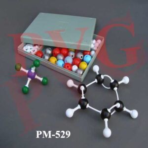 Consists of moulded balls of different colors & sizes along with connectors of different sizes. The sizes and shapes of the balls , connecting lugs have been designed in accordance with internationally acceptable standards. Type................... Student Set Teacher Set.