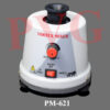 PM-621 VORTEX SHAKER A compact machine for rapid stirring of liquids in test tubes. Motor driven, variable speed, vortex shaker. Neoprene cup rotates eccentrically at high speed thus imparts vigorous agitation to contents in tubes or small flasks. Shaking starts when vessel is pressed against cup. Motor enclosed in a mild steel case. Base fitted with vacuum rubber feet to prevent its movement. With speed controller, on/off switch and mains indicator lamp. With 1.5 m. 3 core cable to work on 220 V 50 Hz AC.