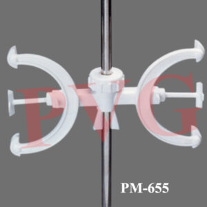 PM-655 BURETTE CLAMP, DOUBLE, P.P.