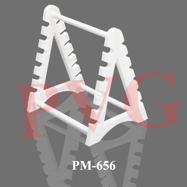 PM-656 Polypropylene, autoclavable, detachable, can hold 12 pipettes, 6 on each side, in a horizontal position.