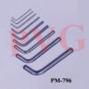 Set of eight, in plastic wallet, Cat. No. Size 796.01 1/16 796.02 5/64 796.03 3/32 796.04 1/8 796.05 5/32 796.06 3/16 796.07 7/32 796.08 1/4  