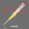 Both screwdriver and for checking circuit. With neon indicator in the transparent yellow or green plastic handle. With pocket clip. Cat. No. Overall Length mm. 809.01 125 809.02 130 809.03 170 809.04 180 809.05 200