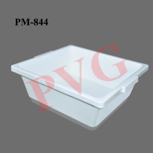 Polypropylene Tray, can be utilized for purposes ranging from drying glassware to sterilizing and to store any laboratory apparatus. Capacity.................................. 375 x 350 x 130 mm