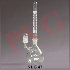 SPECIFIC GRAVITY BOTTLES WITH GROUND IN THERMOMETER 00 TO 500C