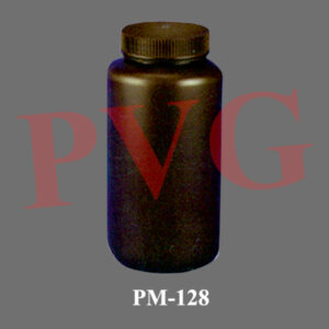 As above but with wide mouth.Also available in Amber, in HDPE, not autoclavable Cat. No.  Capacity ml. Height. Mm. Neck Dia I.D./O.D. mm. 128.01 30 73 20/25 128.02 60 73 20/25 128.03 125 100 27/32 128.04 250 137 35/41 128.05 500 149 35/41 128.06 1000 218 35/41