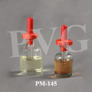 Clear soda glass with glass dropper and rubber teat Cat. No.  Capacity ml. Pack Qty. 145.01 30 12 145.02 60 12 145.03 125 10
