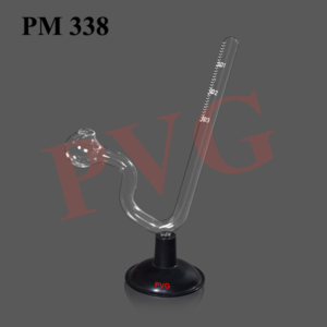 Borosilicate glass, without stopcock.