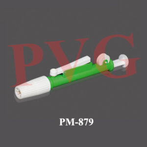 A fast release pipetting device for precise pipetting & zip quick emptying. Knurled thumbwheel can be rotated to draw up or dispense liquids while the releaser may be pushed in for zip-quick emptying. The moulded chuck has a silicon rubber collet inside to hold various pipettes of standard sizes. Resists to acids & alkalies and can be easily disassembled for through cleaning. Capacity............ 2ml . 10ml. 25 ml.